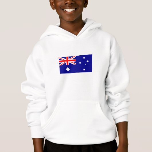 Patriottische Australische vlag Hoodie (Voorkant)
