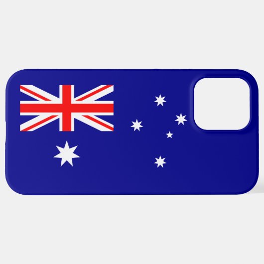 Patriottische Australische vlag iPhone Hoesje (Achterkant horizontaal)