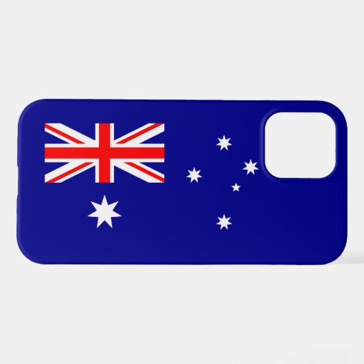 Patriottische Australische vlag iPhone Hoesje (Achterkant horizontaal)