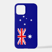 Patriottische Australische vlag iPhone Hoesje (Achterkant)
