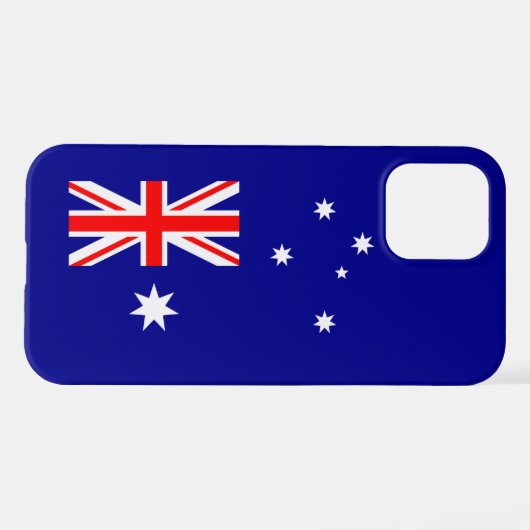 Patriottische Australische vlag iPhone Hoesje (Achterkant horizontaal)