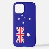 Patriottische Australische vlag iPhone Hoesje (Achterkant)