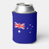 Patriottische Australische Vlag Kan Koeler (Blikje Achterkant)