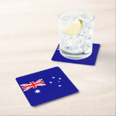 Patriottische Australische vlag Kartonnen Onderzetters (Insitu)