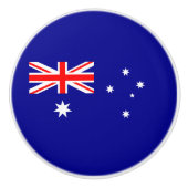 Patriottische Australische vlag Keramische Knop (Voorkant)
