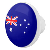 Patriottische Australische vlag Keramische Knop (Rechts)