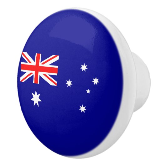 Patriottische Australische vlag Keramische Knop (Rechts)