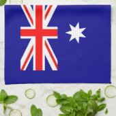 Patriottische Australische Vlag Keukenhanddoek (Gevouwen)