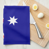 Patriottische Australische Vlag Keukenhanddoek (Quarter Fold)