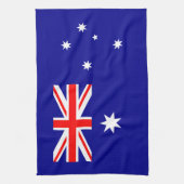 Patriottische Australische Vlag Keukenhanddoek (Verticaal)