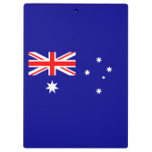 Patriottische Australische vlag Klembord (Achterkant)