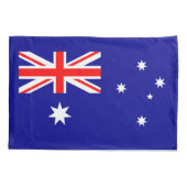 Patriottische Australische vlag Kussensloop (Achterkant)