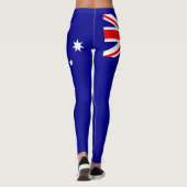 Patriottische Australische vlag Leggings (Achterkant)