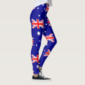 Patriottische Australische Vlag Leggings (Rechts)