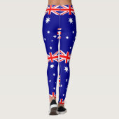 Patriottische Australische Vlag Leggings (Achterkant)