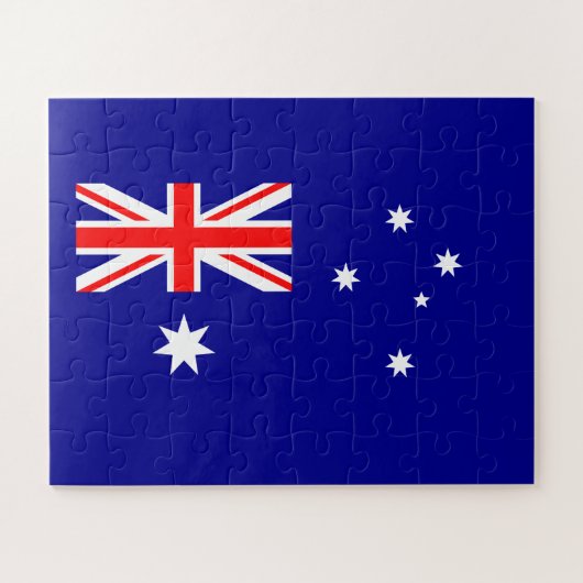 Patriottische Australische vlag Legpuzzel (Horizontaal)
