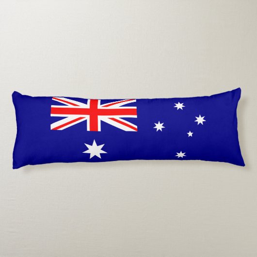 Patriottische Australische vlag Lichaamskussen (Achterkant)