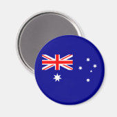 Patriottische Australische vlag magneet (Voorkant / Achterkant)