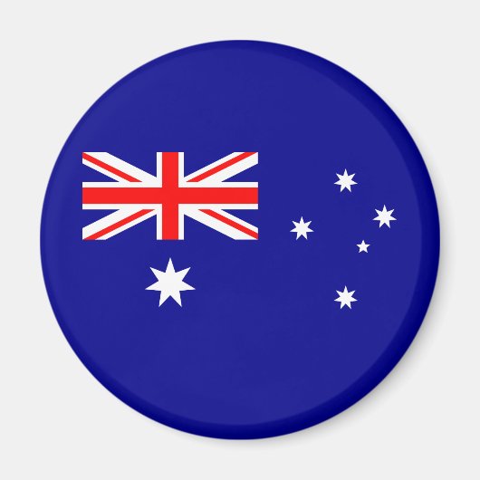 Patriottische Australische vlag magneet (Voorkant)