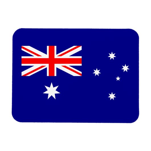 Patriottische Australische vlag Magnet Magneet (Horizontaal)