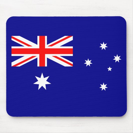 Patriottische Australische vlag - Muismat (Voorkant)