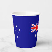 Patriottische Australische vlag Papieren Bekers (Links)