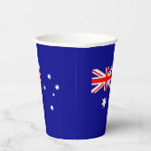 Patriottische Australische vlag Papieren Bekers (Rechts)