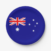 Patriottische Australische vlag Papieren Bordje (Voorkant)