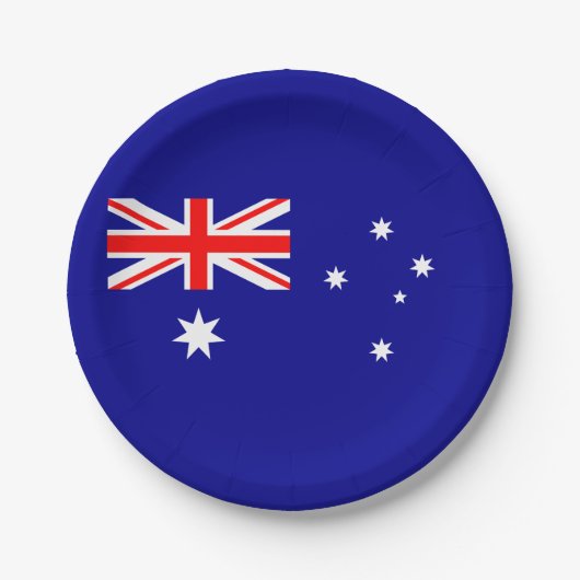 Patriottische Australische vlag Papieren Bordje (Voorkant)