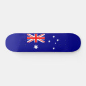 Patriottische Australische vlag Persoonlijk Skateboard (Horizontaal)