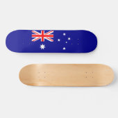 Patriottische Australische vlag Persoonlijk Skateboard (Horizontaal)