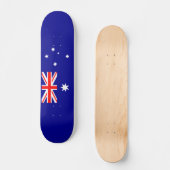 Patriottische Australische vlag Persoonlijk Skateboard (Voorkant)