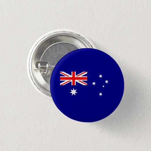 Patriottische Australische vlag Ronde Button 3,2 Cm (Voorkant /achterkant)