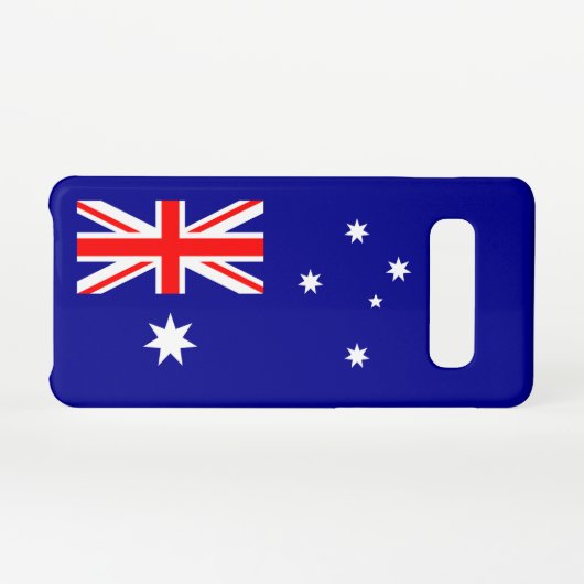 Patriottische Australische vlag Samsung Galaxy Hoesje (Achterkant horizontaal)