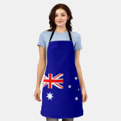 Patriottische Australische vlag Schort (Gedragen)