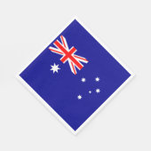 Patriottische Australische vlag Servet (Hoek)