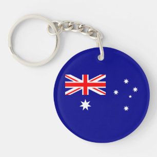 Patriottische Australische vlag Sleutelhanger