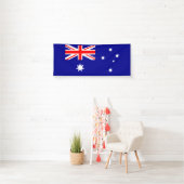 Patriottische Australische vlag Spandoek (Insitu)