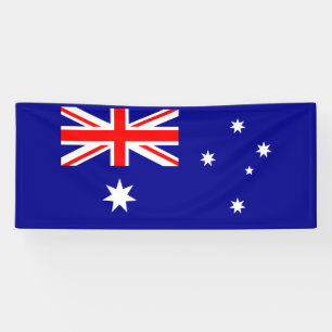Patriottische Australische vlag Spandoek