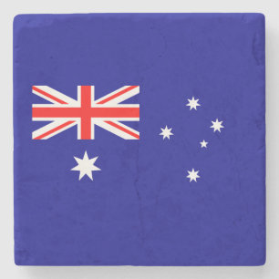 Patriottische Australische vlag Stenen Onderzetter
