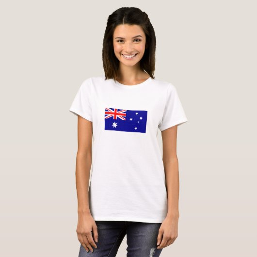 Patriottische Australische vlag T-shirt (Voorkant volledig)