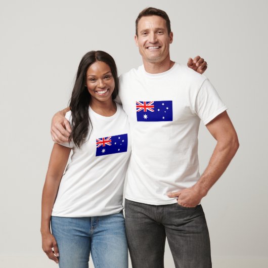 Patriottische Australische vlag T-shirt (Unisex)