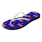 Patriottische Australische vlag Teenslippers (Schuin)