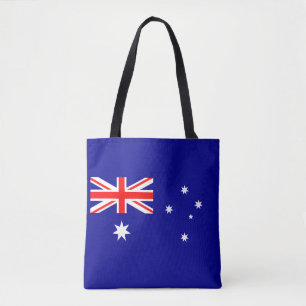 Patriottische Australische vlag Tote Bag