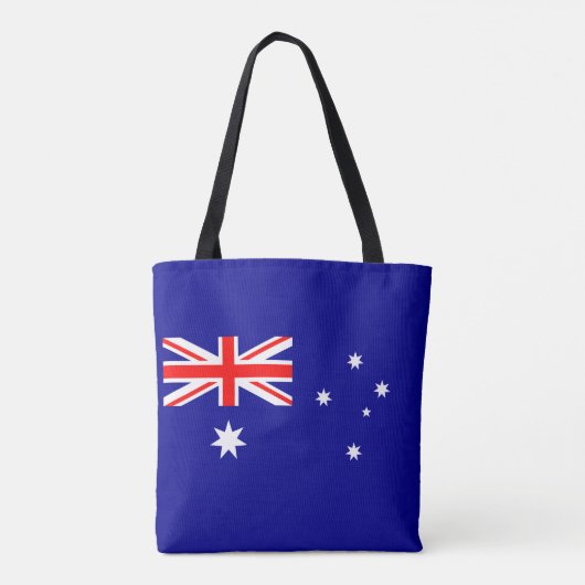 Patriottische Australische vlag Tote Bag (Achterkant)