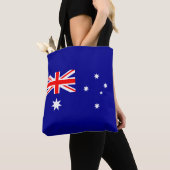 Patriottische Australische vlag Tote Bag (Dichtbij)