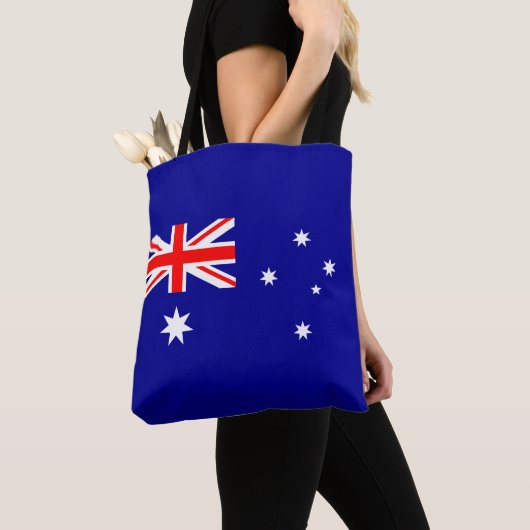 Patriottische Australische vlag Tote Bag (Dichtbij)