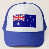 Patriottische Australische vlag Trucker Pet (Voorkant)