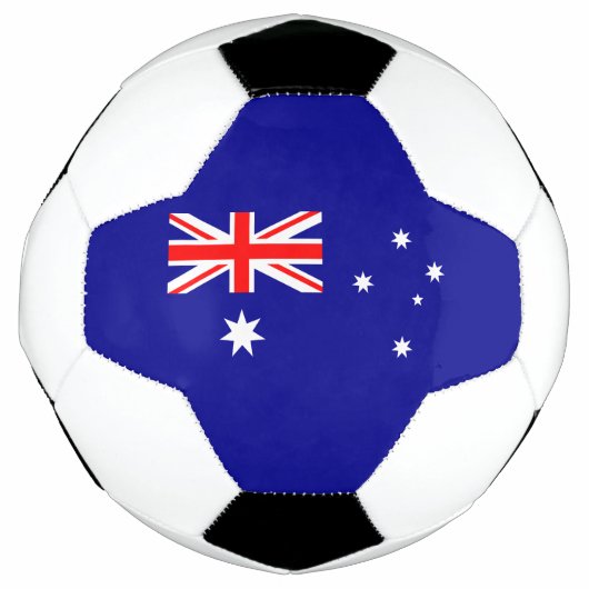 Patriottische Australische Vlag Voetbal (Voorkant)