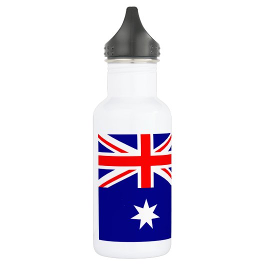 Patriottische Australische vlag Waterfles (Links)